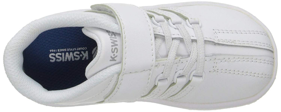 K-Swiss Classic VN VLC Tenis Exterior para Bebé-Niños, color Blanco, 18