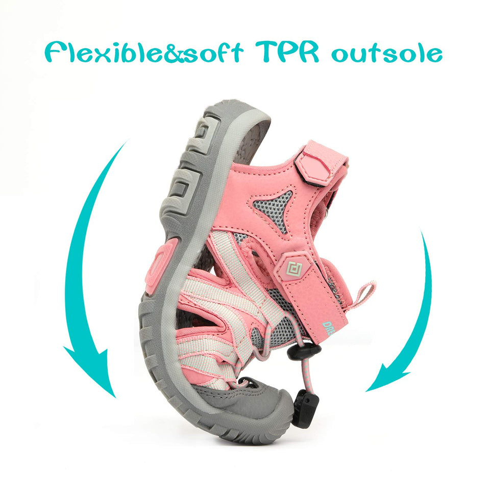 DREAM PAIRS Sandalias Deportivas para niños y niñas pequeños o pequeños o Grandes para niños 181108K