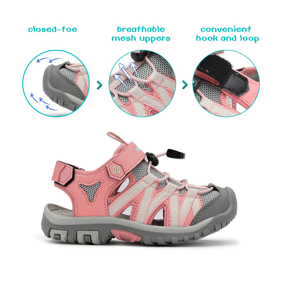 DREAM PAIRS Sandalias Deportivas para niños y niñas pequeños o pequeños o Grandes para niños 181108K