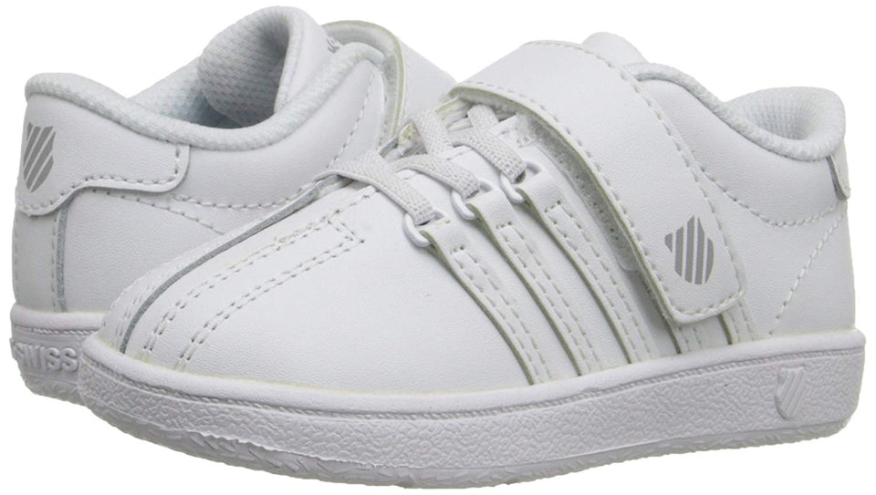 K-Swiss Classic VN VLC Tenis Exterior para Bebé-Niños, color Blanco, 18