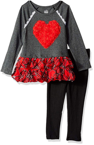 Conjunto de Leggings de 2 Piezas para niñas de Kids Sede, a la Moda