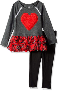 Conjunto de Leggings de 2 Piezas para niñas de Kids Sede, a la Moda
