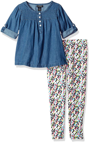 U.S. Polo Assn. Conjunto de Blusa y Leggings para niñas
