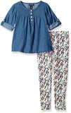U.S. Polo Assn. Conjunto de Blusa y Leggings para niñas
